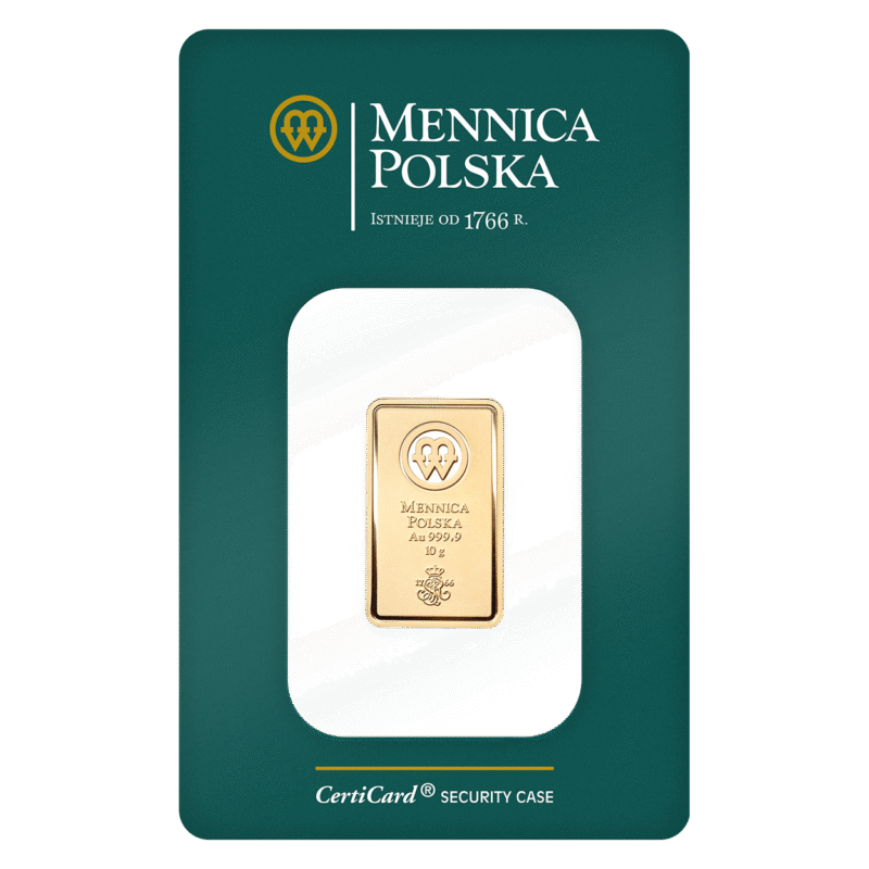 Sztabka Złota – Mennica Polska – 10 g
