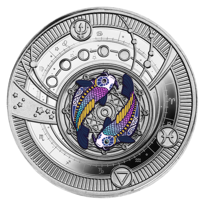 Ryby, 500 franków CFA, Seria: Znaki Zodiaku